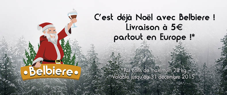 Promotion de noël – 5€ la livraison partout en Europe