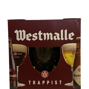 Coffret Westmalle 2x33cl et 1 verre