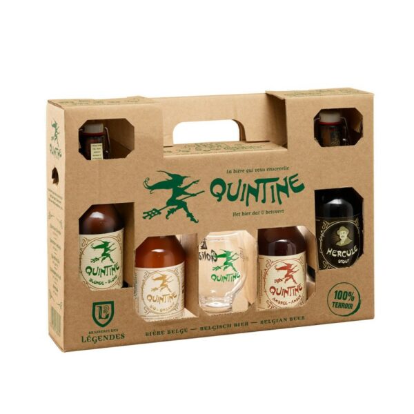 Coffret Quintine 4x33cl + 1 galopin