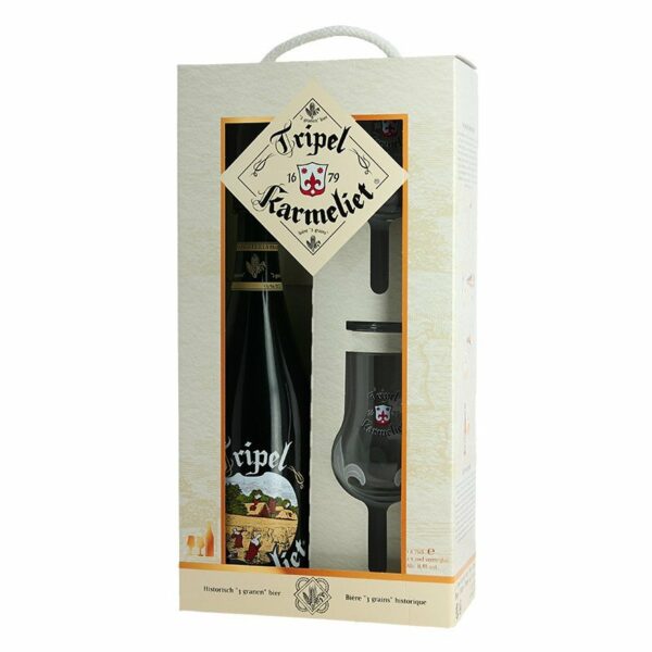 Coffret Karmeliet Triple 75cl et 2 verres