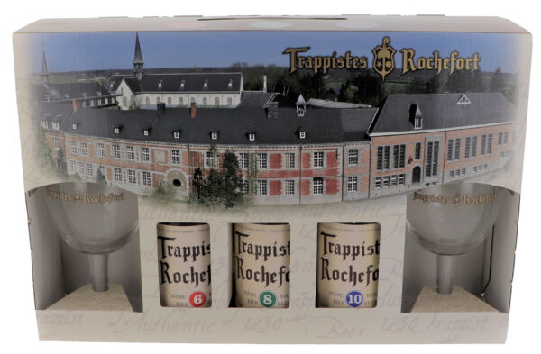 Coffret Rochefort 6-8-10 33cl + 2 verres