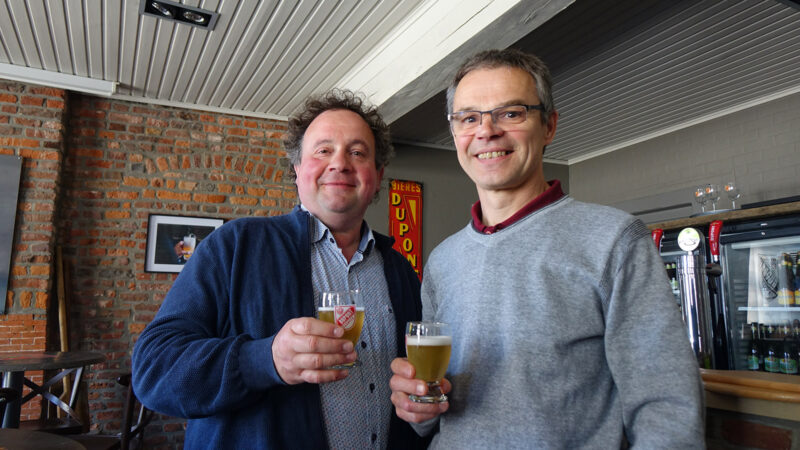 Olivier Dedeycker (Brasserie Dupont) et Alexandre Delneste (Belbiere)