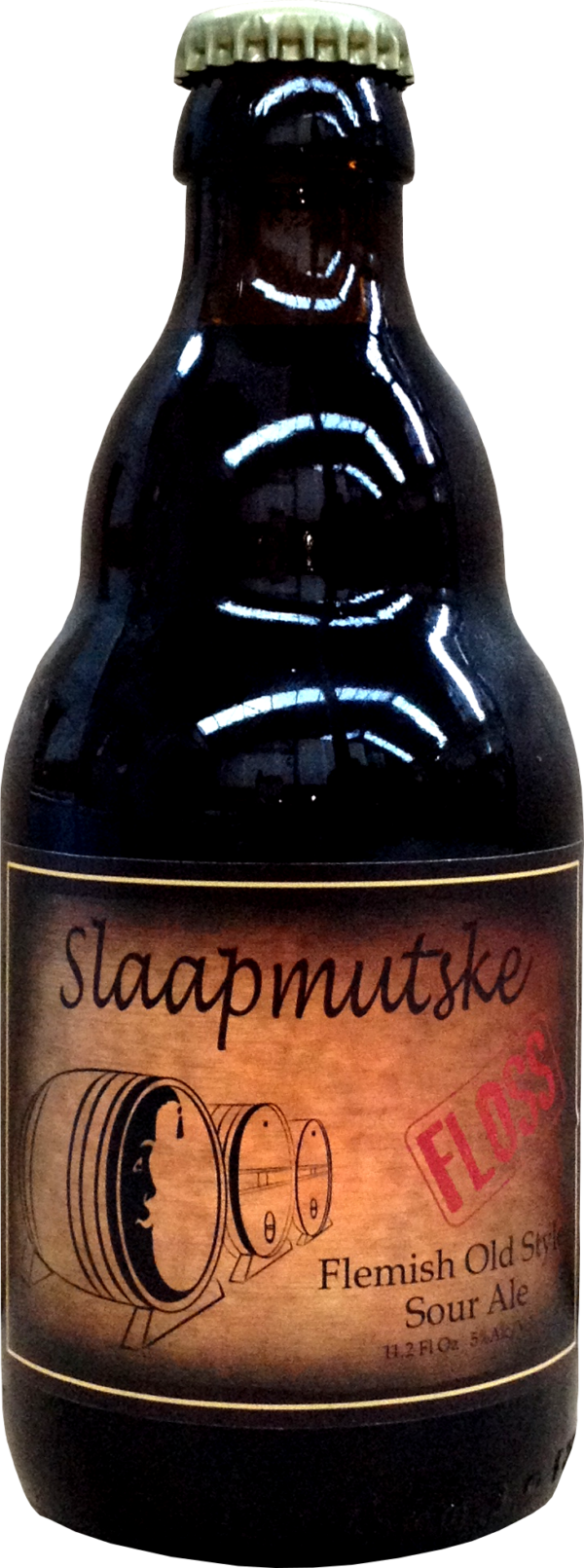 Slaapmutske Floss Oudbruin 33cl sans gluten